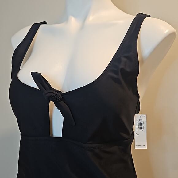 NWT Old Navy Black Tankini Swim Top Large Tall - Picture 2 of 8